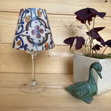 Load image into Gallery viewer, Wine Glass Shade - Painted Gatway, City Palace, Jaipur