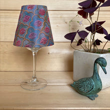 Load image into Gallery viewer, Wine Glass Shade - Mural Lotus, City Palace, Jaipur