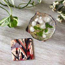 Load image into Gallery viewer, Coasters set of 2 -  Flowers, Mughal Miniature