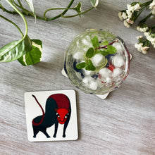 Load image into Gallery viewer, Coasters set of 2 - Gond Leopards