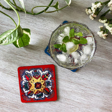 Load image into Gallery viewer, Coasters set of 2 - Madhubani Fish