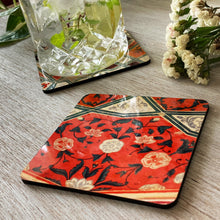 Load image into Gallery viewer, Coasters set of 2 - Amer Fort, Ganesh Pol, Mural Detail