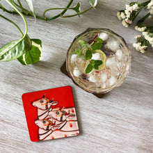 Load image into Gallery viewer, Coasters set of 2 -  Pichwai Cows