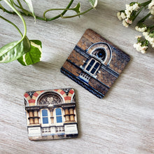Load image into Gallery viewer, Coasters set of 2 -  Windows, CSMT (VT), Mumbai