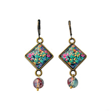Load image into Gallery viewer, Hanging Earrings with Bead - Hazaara Naqashi Kashmir