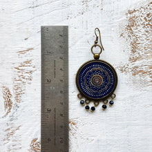 Load image into Gallery viewer, Balis with semiprecious stone - Ajrakh Kutch, Gujarat