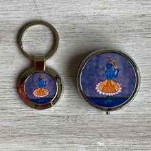 Load image into Gallery viewer, Gift Set - Key ring and Pill Box - Krishna