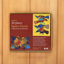 Load image into Gallery viewer, Jigsaw Puzzle 20 Pieces - Gond Bird and Fish