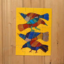Load image into Gallery viewer, Jigsaw Puzzle 20 Pieces - Gond Bird and Fish