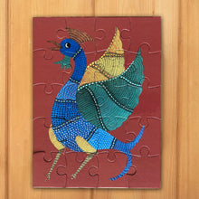 Load image into Gallery viewer, Jigsaw Puzzle 20 Pieces - Gond Hen and Rooster