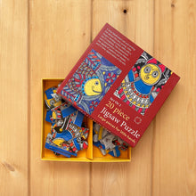 Load image into Gallery viewer, Jigsaw Puzzle 20 Pieces - Madhubani Owl and Fish