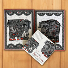 Load image into Gallery viewer, Jigsaw Puzzle 20 Pieces - Madhubani Elephants
