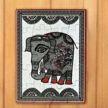 Load image into Gallery viewer, Jigsaw Puzzle 20 Pieces - Madhubani Elephants