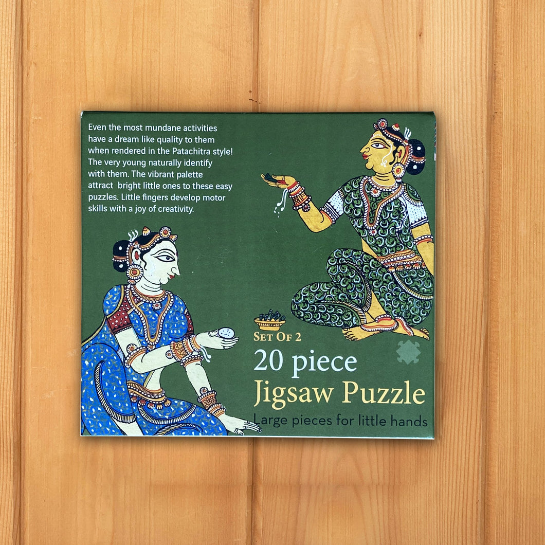 Jigsaw Puzzle 20 Pieces  - Patachitra Women