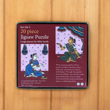 Load image into Gallery viewer, Jigsaw Puzzle 20 Pieces - Patachitra Women
