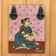 Load image into Gallery viewer, Jigsaw Puzzle 20 Pieces - Patachitra Women