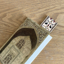 Load image into Gallery viewer, Notebook with Bookmark - Taj Mahal