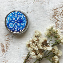 Load image into Gallery viewer, Pill Box Round - Blue Pottery
