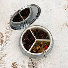 Load image into Gallery viewer, Pill Box Round - Peacock