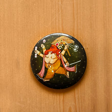 Load image into Gallery viewer, Fridge Magnet Round - Ganesha Green