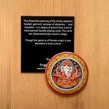 Load image into Gallery viewer, Fridge Magnet Round - Ganesh Pata