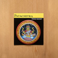 Load image into Gallery viewer, Fridge Magnet Round - Lakshmi Patachitra