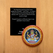 Load image into Gallery viewer, Fridge Magnet Round - Lakshmi Patachitra