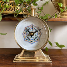 Load image into Gallery viewer, Table Clock - Painted Medallion
