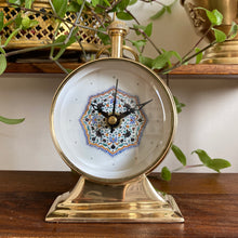 Load image into Gallery viewer, Table Clock - Painted Medallion