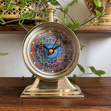 Load image into Gallery viewer, Table Clock - Thanka Mandala
