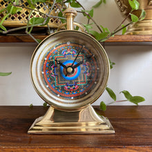 Load image into Gallery viewer, Table Clock - Thanka Mandala
