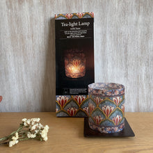Load image into Gallery viewer, Tea Light Lamp with Stand - Mural, City Palace, Jaipur