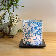 Load image into Gallery viewer, Tea Light Lamp with Stand - Chintz, Blue
