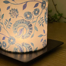 Load image into Gallery viewer, Tea Light Lamp with Stand - Chintz, Blue