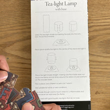 Load image into Gallery viewer, Tea Light Lamp with Stand - Aari Carpet, Kashmir