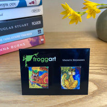 Load image into Gallery viewer, Magnetic Bookmarks set of 2 - Frogg Art Cats