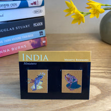 Load image into Gallery viewer, Magnetic Bookmarks set of 2 - Miniature - Radha Krishna