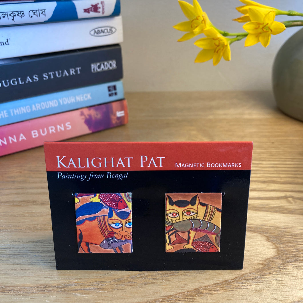 Magnetic Bookmarks set of 2 - Kalighat Pat