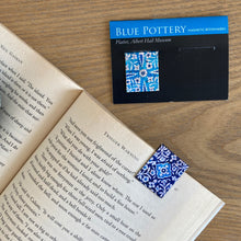 Load image into Gallery viewer, Magnetic Bookmarks set of 2 - Blue Pottery