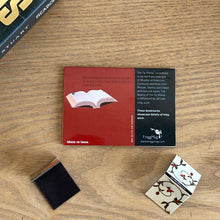 Load image into Gallery viewer, Magnetic Bookmarks set of 2 - Taj Mahal Inlay Work - Red