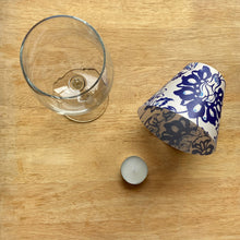 Load image into Gallery viewer, Wine Glass Shade - Painted Wall, Karauli Palace