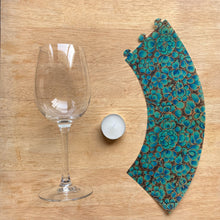 Load image into Gallery viewer, Wine Glass Shade - Naqashi, Kashmir, Shirkha