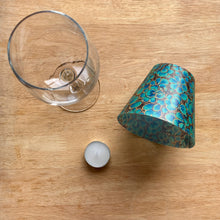 Load image into Gallery viewer, Wine Glass Shade - Naqashi, Kashmir, Shirkha