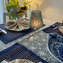 Load image into Gallery viewer, Wine Glass Shade - Naqashi, Kashmir, Shirkha