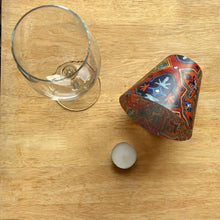 Load image into Gallery viewer, Wine Glass Shade - Aari Carpet, Details, Kashmir