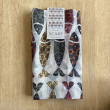 Load image into Gallery viewer, Infinity Scarf Chanderi - Fish Ajrakh