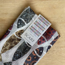Load image into Gallery viewer, Infinity Scarf Chanderi - Fish Ajrakh