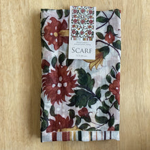 Load image into Gallery viewer, Scarf Chanderi - ۢMural, Karauli City Palace