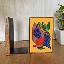 Load image into Gallery viewer, Bookends - Gond Birds
