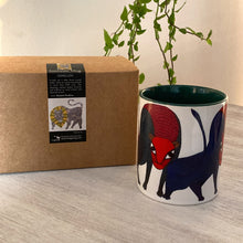 Load image into Gallery viewer, Mug - Gond Leopards
